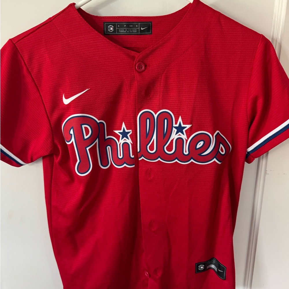 Nike Kids Red Phillies Jersey
